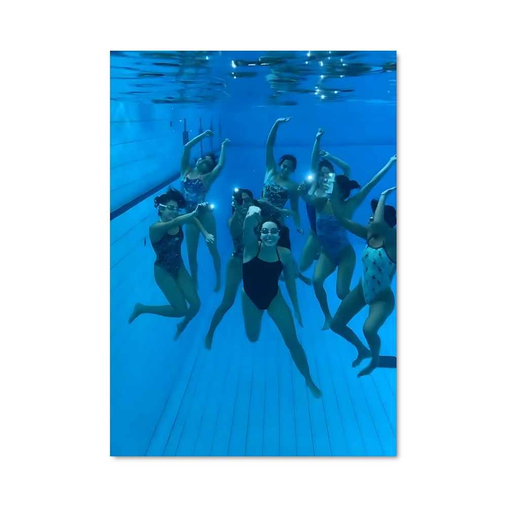 Poster Synchronized diving synchronisé